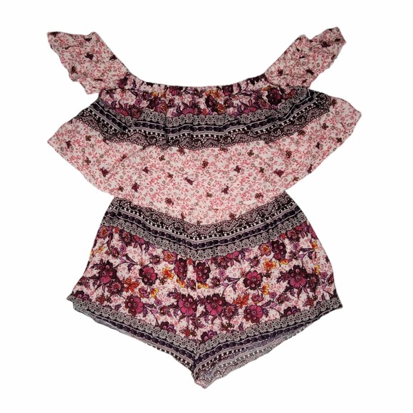 LF Pants - LF Seek The Label Romper Floral Pattern NWT Size S